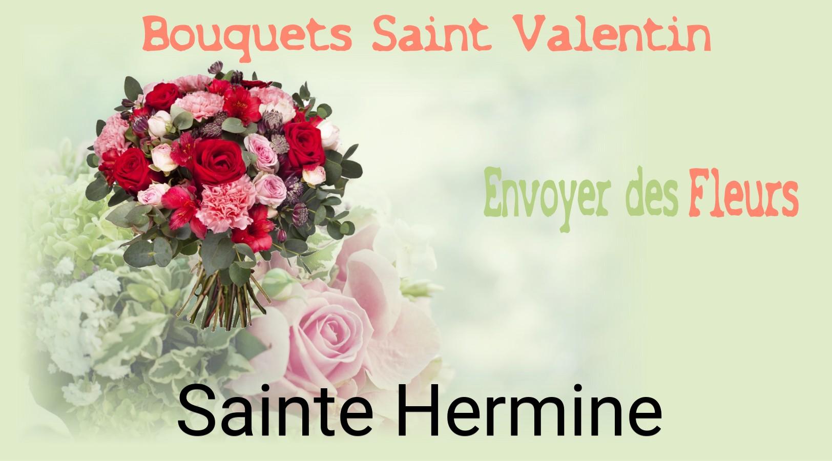 Roses de Saint-Valentin livrées à Sainte-Hermine